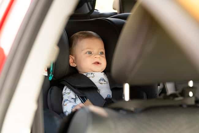 Newborn Car Seat Behind the Driver or Passenger